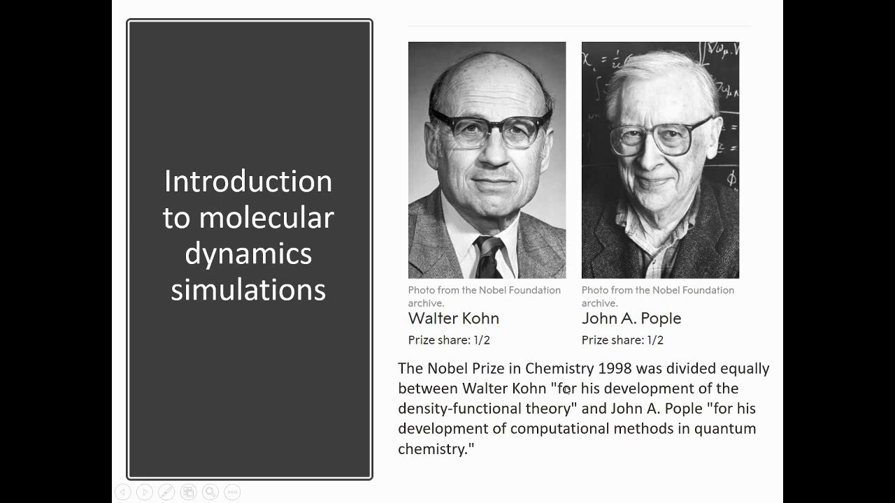 Introduction to molecular dynamics simulations , part1