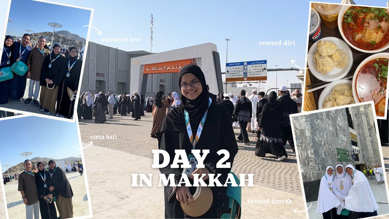 UMRAH VLOG DAY 2 | jabal rahmah &  trying mee tarik clock tower
