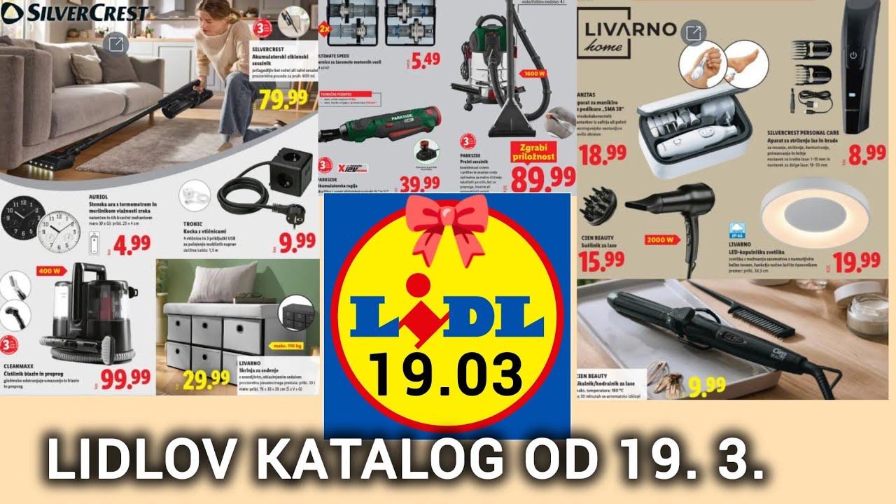 LIDL ✨ Lidlov Novi izdelki in Promocije ✨ za teden od 19.03. #lidlslovenija #lidl