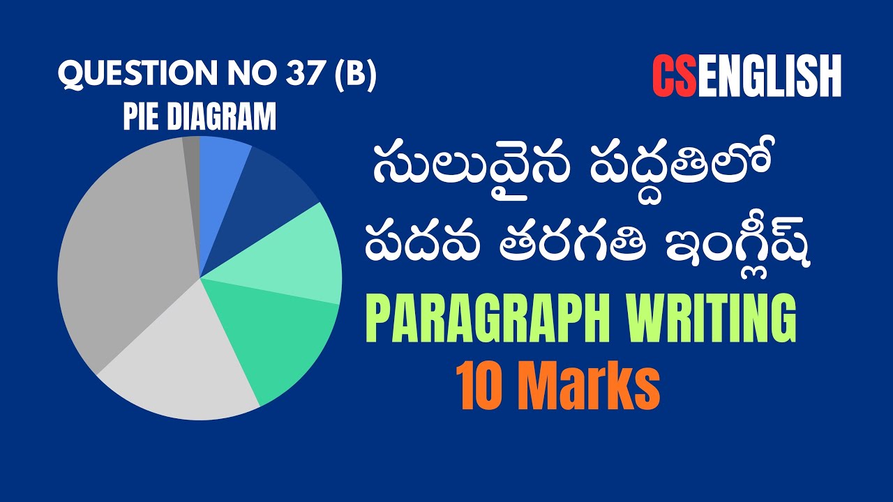 Pie Chart Paragraph Writing – 37B Model Answer