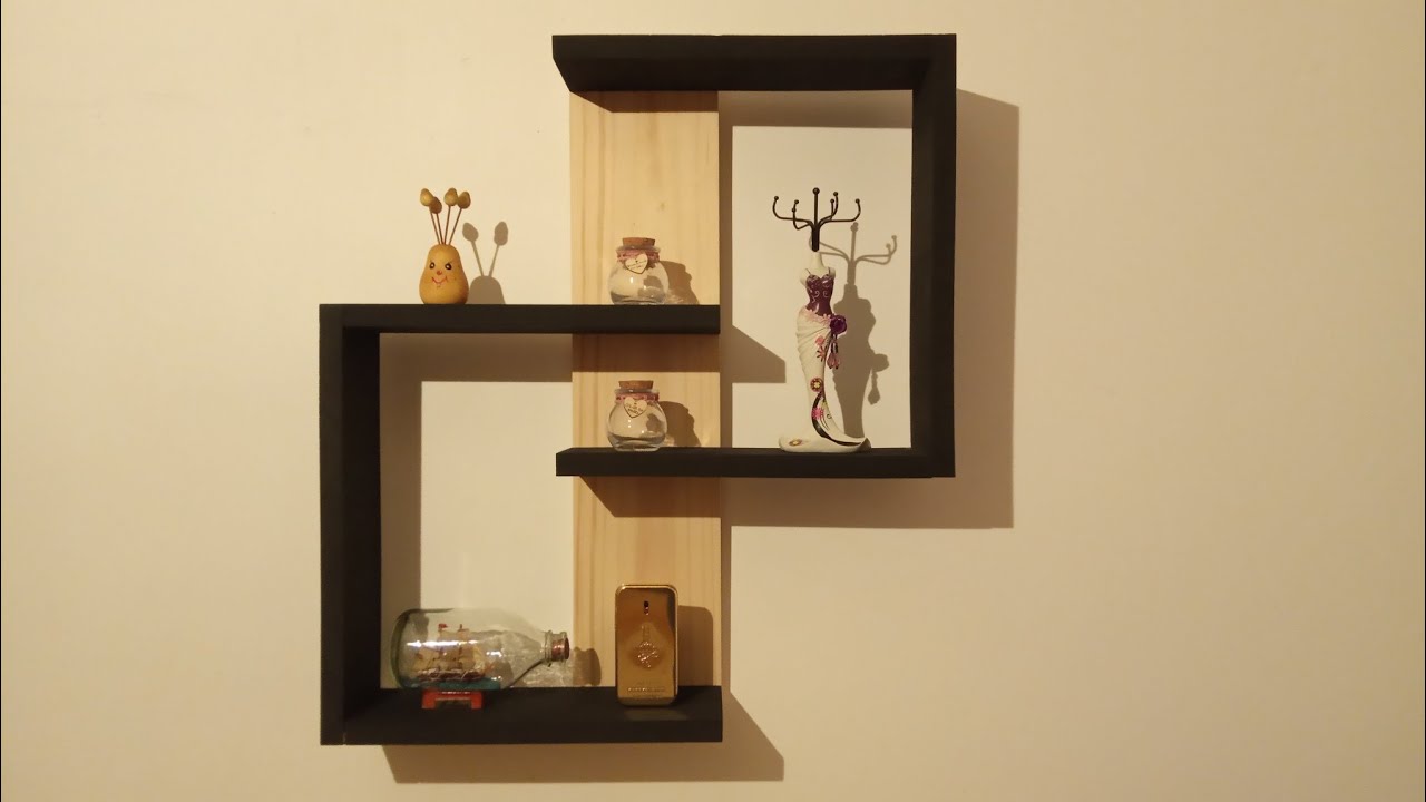 Como Hacer una Estanter&iacute;a de dise&ntilde;o - F&aacute;cil,  con madera de Pino