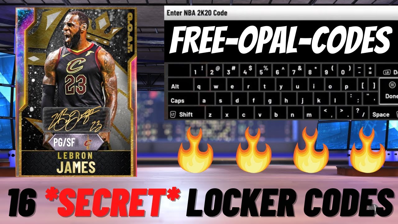 *16* ACTIVE SECRET LOCKER CODES IN NBA 2K20 MYTEAM