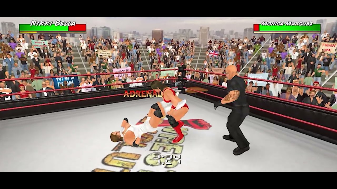 D.I.W Monday Night Raw: Nikki Bella vs Monica Marquez 