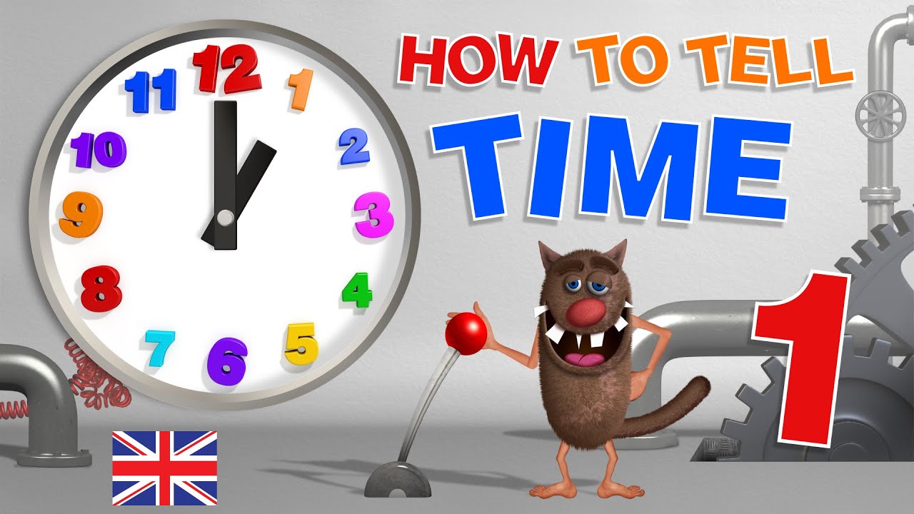 Foufou - HOW TO TELL TIME for kids in ENGLISH (S01) 4k