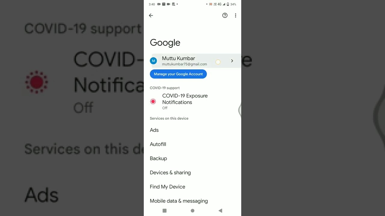 how to delete google account