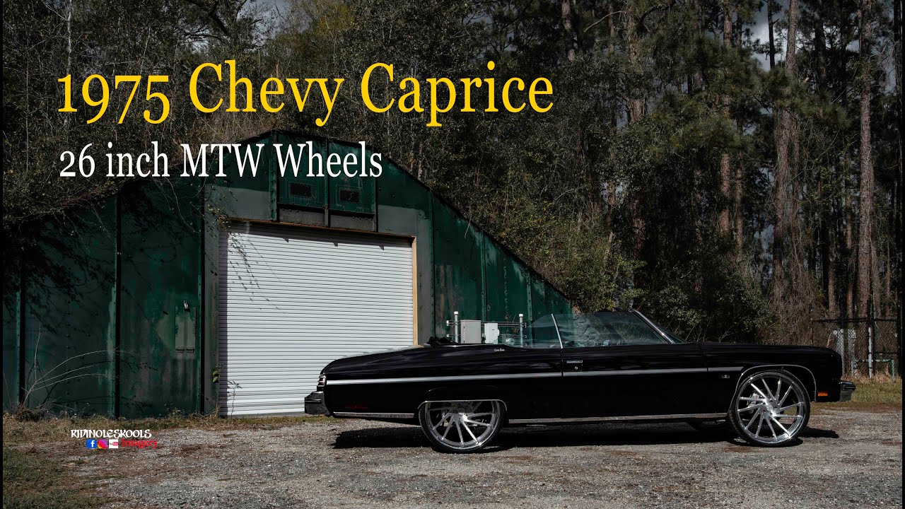 1975 Chevy Caprice Convertible sittin on 26 inch MTW Wheels