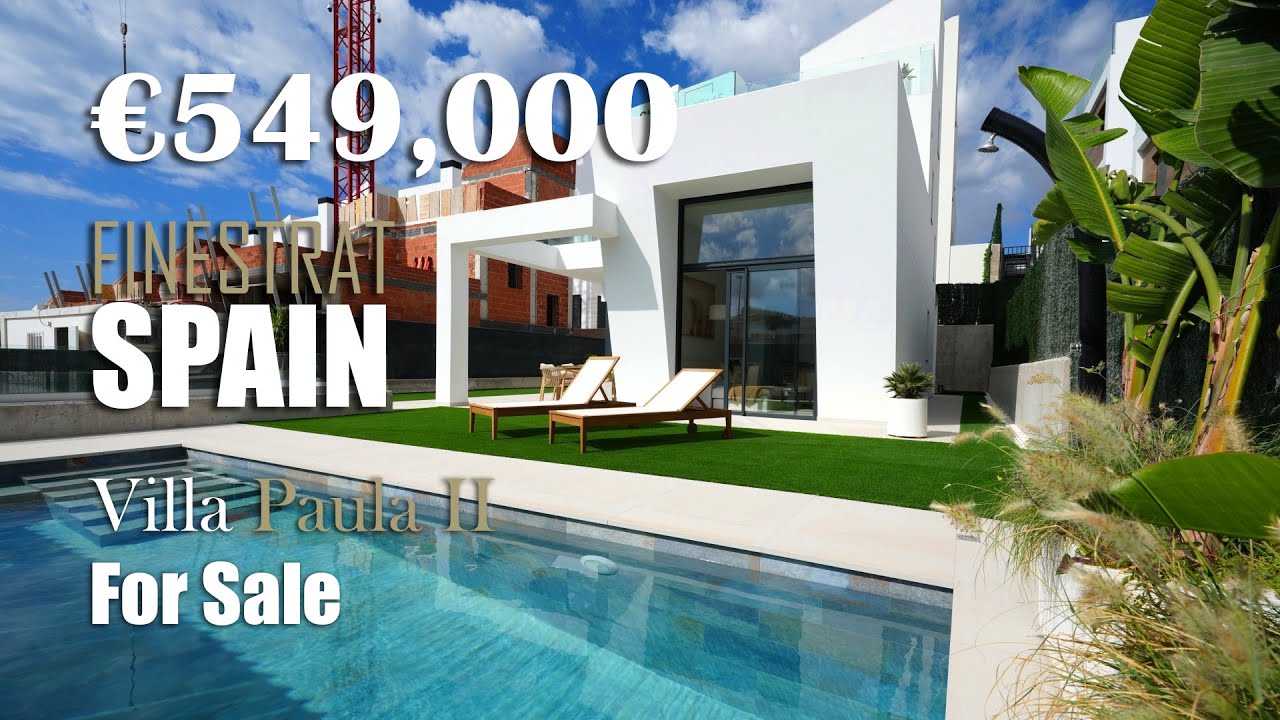Villa Paula ll for sale in Finestrat next to Puigcampana Golf Club, Costa Blanca, Spain. Sandy beach