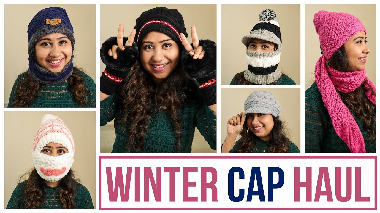 11 Unique and Stylish Winter Caps Haul | Amazon Affordable Winter Caps Haul | Amazon Sale WinterCaps