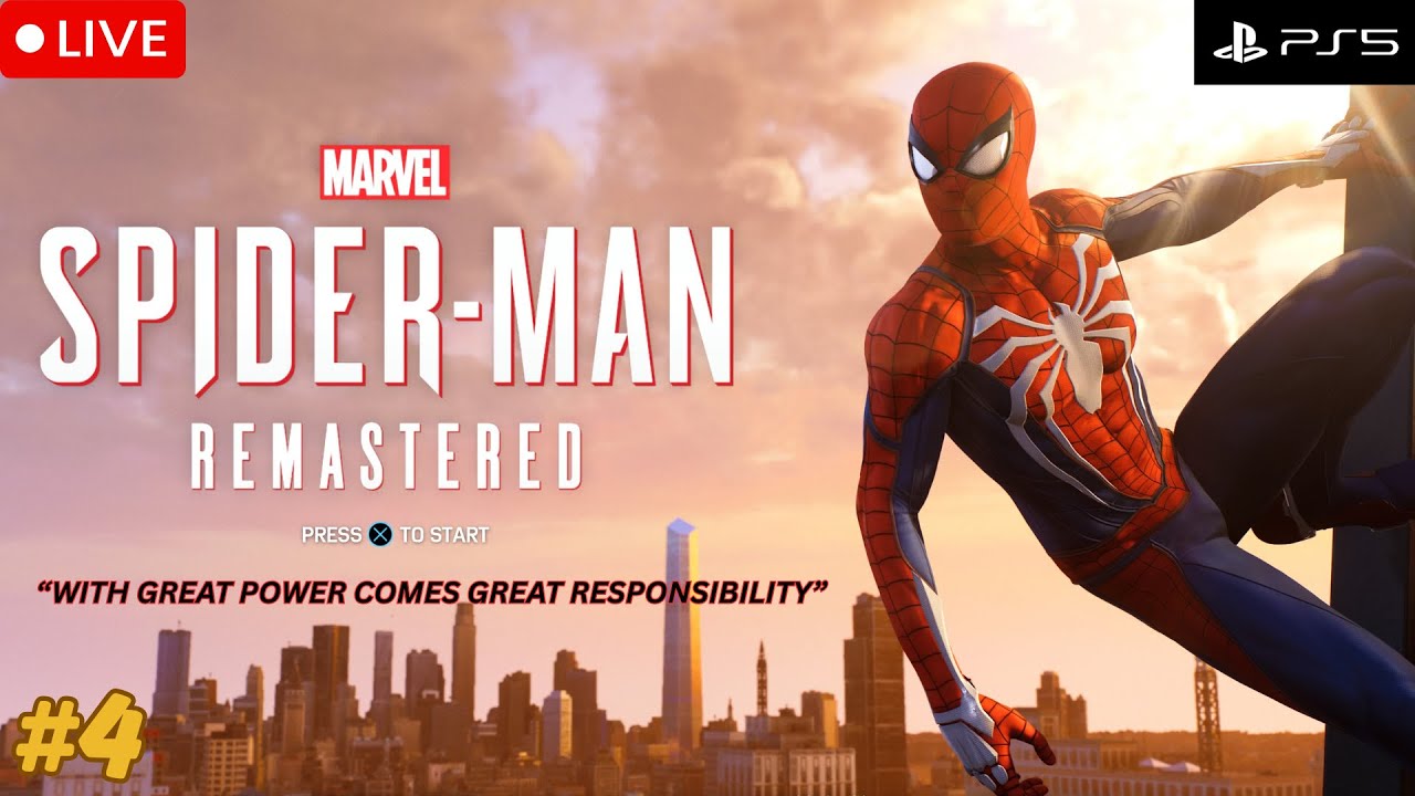 P4 | Unleashing Spider-Powers 🕷️ | Marvel's Spider-Man Remastered 🕸️ | PS 5 1080P 60FPS
