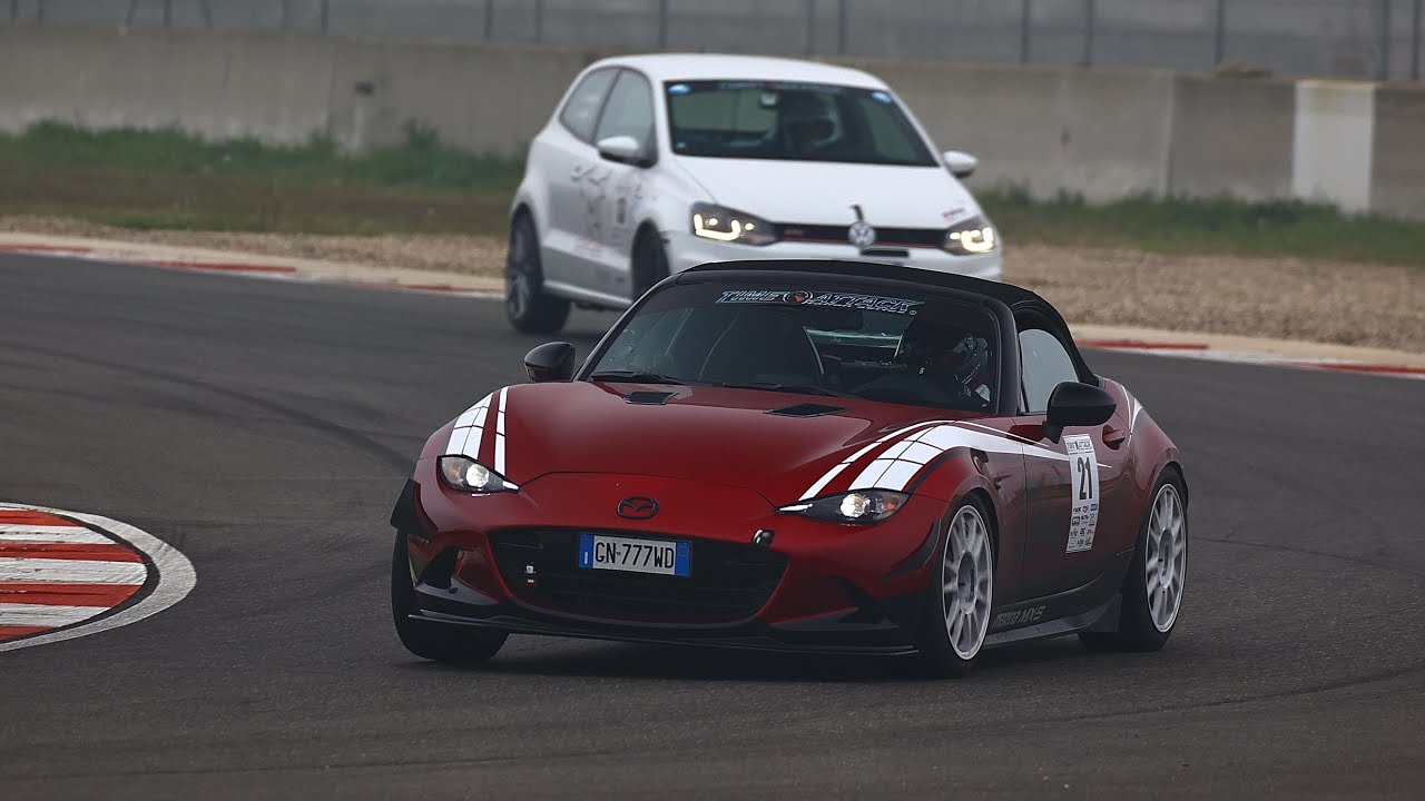 Time Attack circuito Tazio Nuvolari lap: 2.36.77 with Mazda MX-5 ND last round 2024 🏆