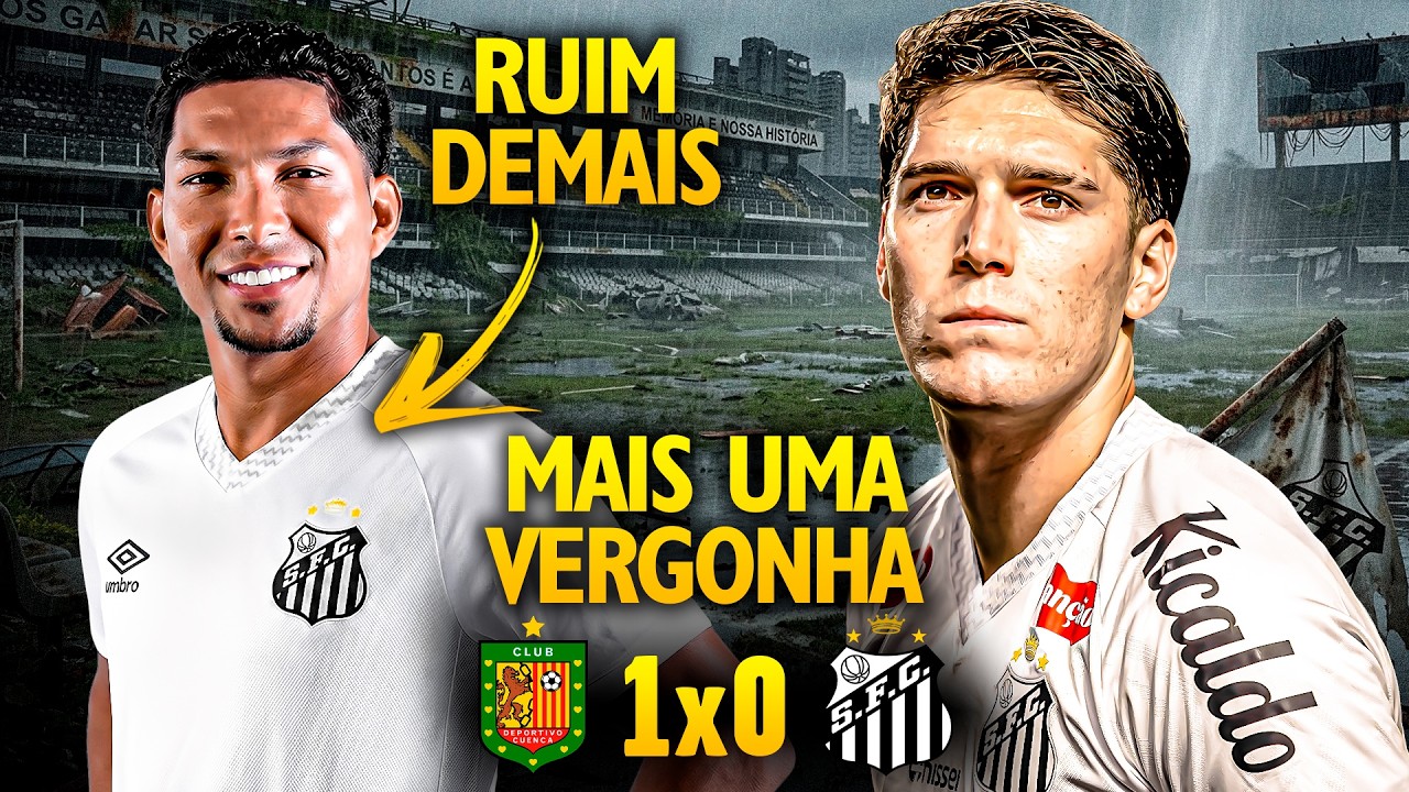 RONY &Eacute; RUIM DEMAIS! Rollheiser DECEP&Ccedil;&Atilde;O! Braz&atilde;o FRANGOU! Cuenca 1x0 Santos - P&oacute;s Jogo