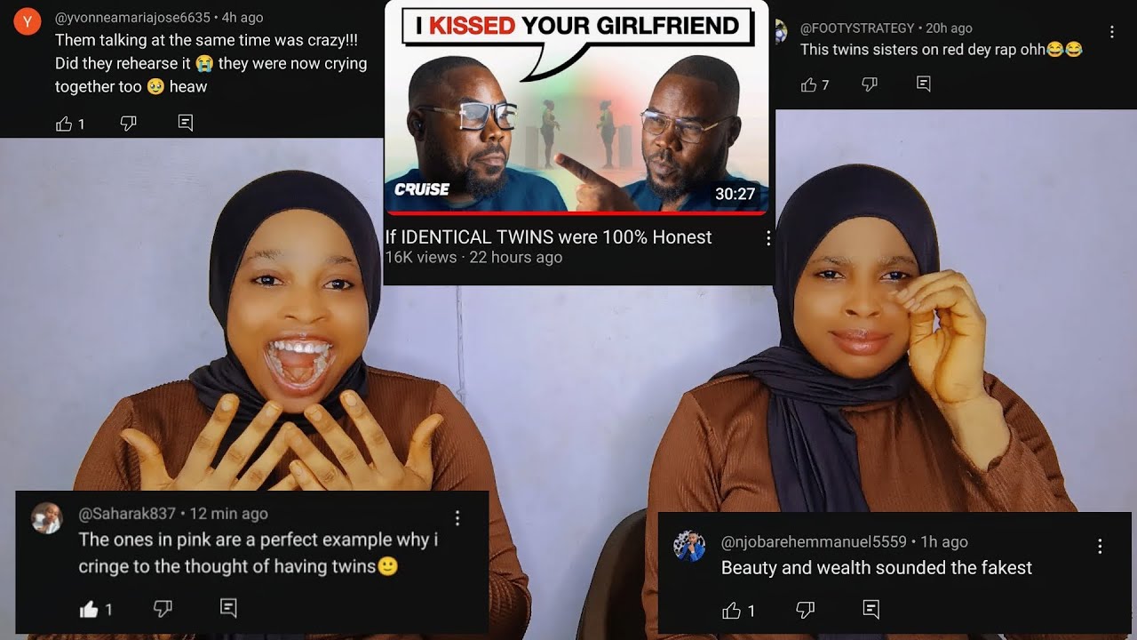 Reacting to Our 'If Identical Twins Were 100% Honest' Cruise Video + Reading HATE Comments