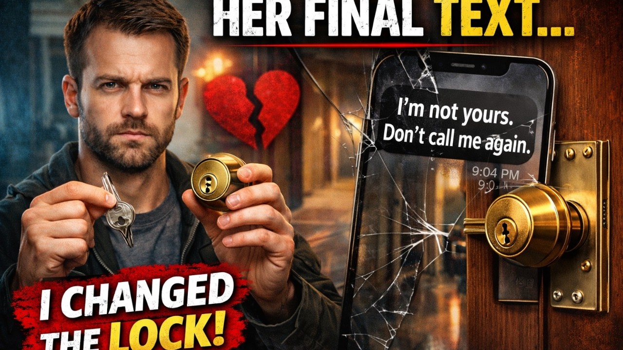 I Took Her Final Text Seriously… and Changed the Apartment Lock That Same Night