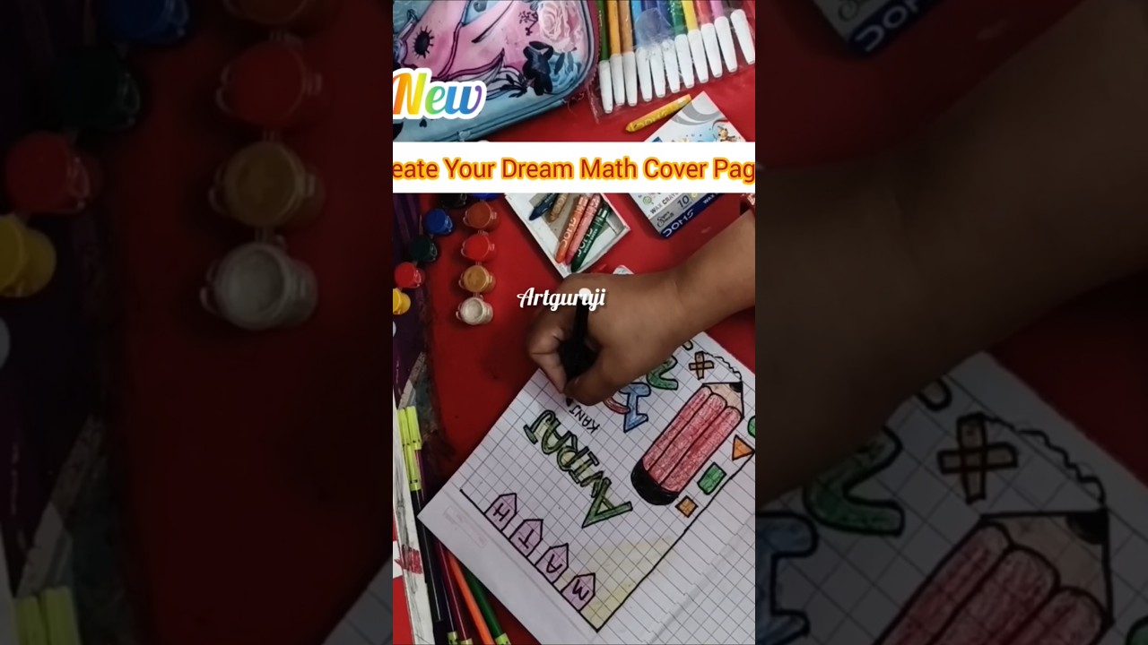 😍Don't miss🌈this Simple Maths Project Design🌸😍 Project Work Designs #viral #shorts #maths #art #new