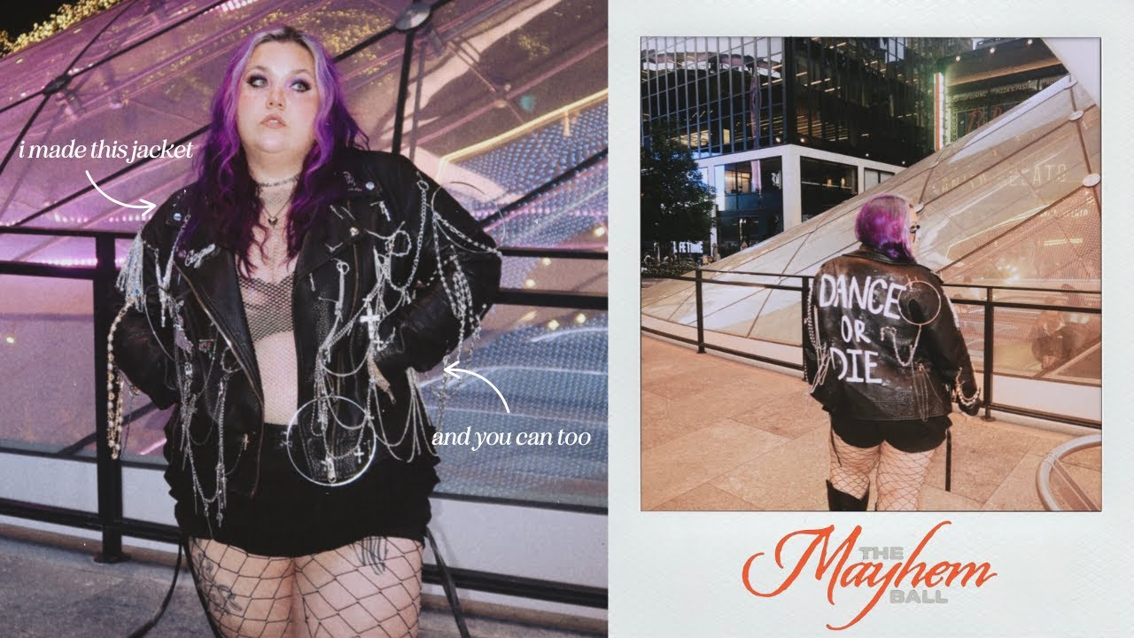 i NEED a leather jacket covered in chains and charms... let's DIY it