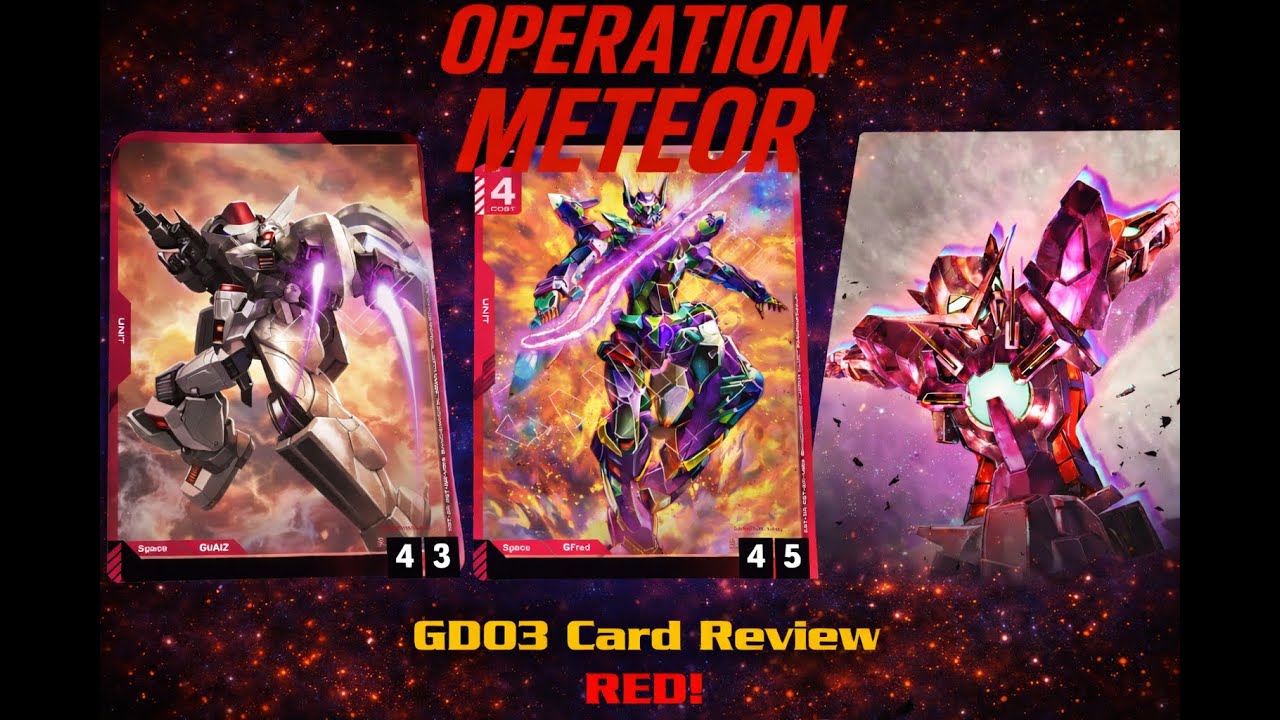 Steel Requiem RED Breakdown! | GD03 Gundam Card Game Review