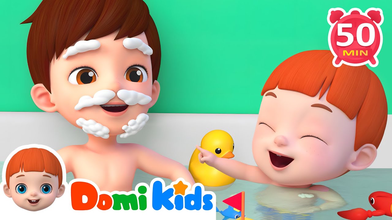 安全洗澡歌 + 更多兒歌🎵｜人氣兒歌🔥｜連續播放📀｜TOP兒歌🎶｜寶貝多米