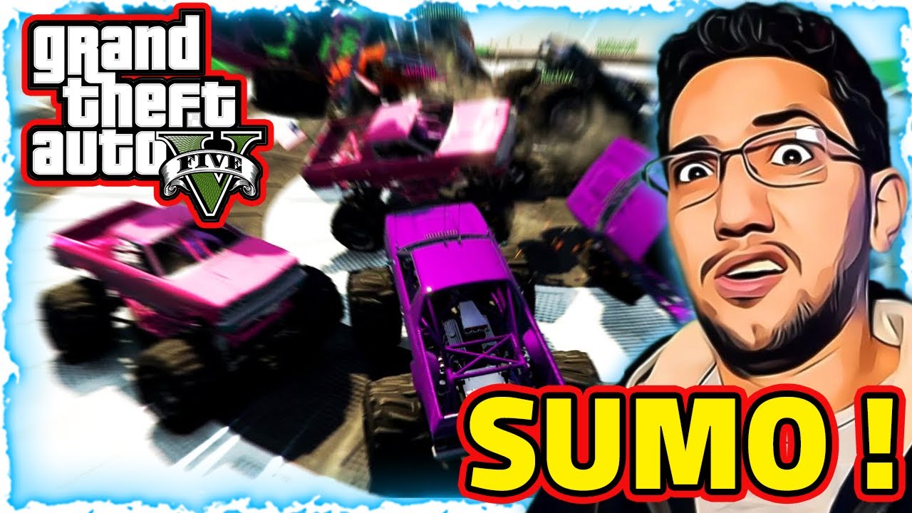 قراند 5 بطولة سيارة ضد سيارة جى تى اى SUMO فى GTA V 🏆