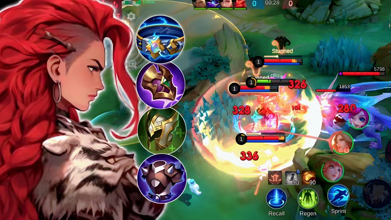 Обновлённая Хильда: самый эффективный билд для агрессивной игры | Mobile Legends