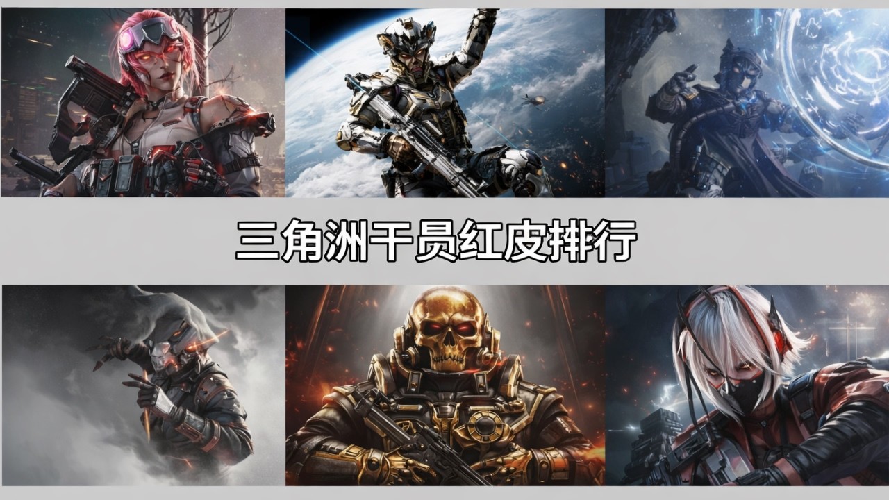 三角洲行动: 三角洲干员红皮手感排行 #三角洲行动 #deltaforce