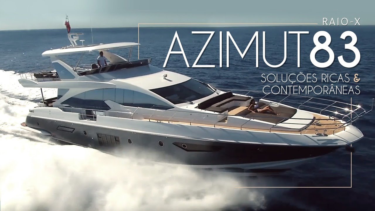 Azimut 83 | Construção italiana, produção nacional e características técnicas