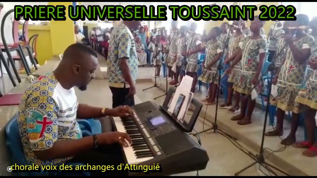 MESSE TOUSSAINT 2022  PRIERE UNIVERSELLE  (VIENS VITE A MON AIDE )AVEC LA CHORALE DES ENFANTS