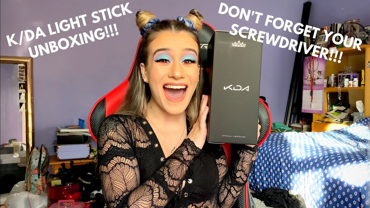 K/DA LIGHT STICK UNBOXING by a BLADE!!!