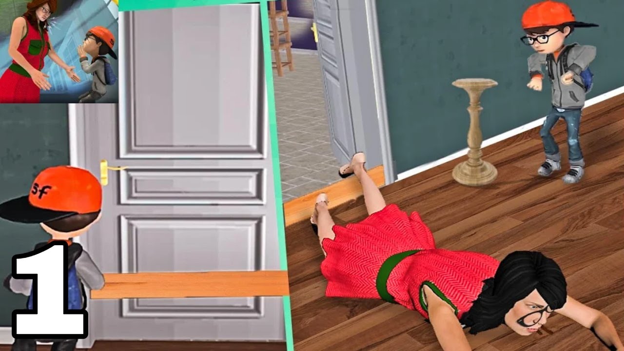 Crazy High School Scary Teacher : Evil Teacher 3D Gameplay Walkthrough Part 1 (iOS, Android)