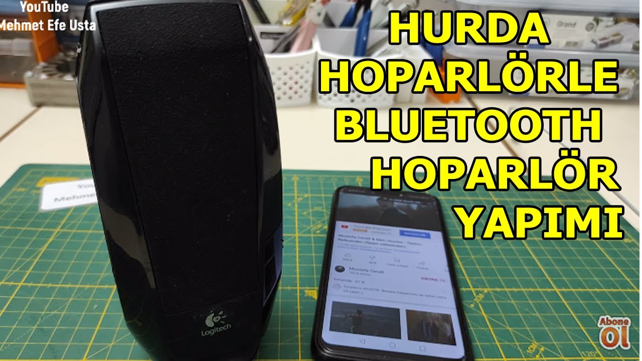 ESKİ HOPARLÖRÜ ATMAYIN, HURDA HOPARLÖR İLE BLUETOOTH HOPARLÖR YAPIMI, 18650 Pille Bluetooth Hoparlör