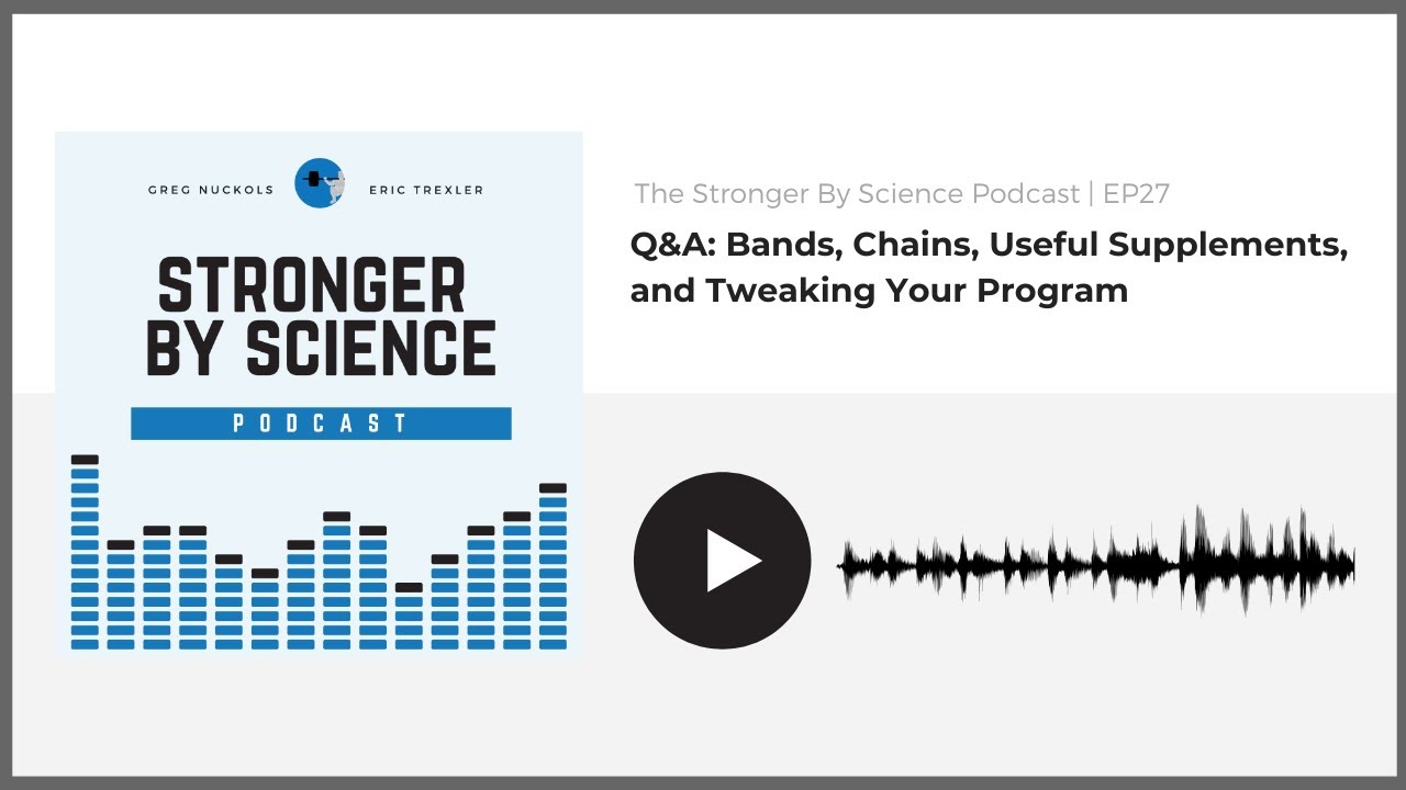 Q&A: Bands, Chains, Useful Supplements, and Tweaking Your Program (Episode 27)