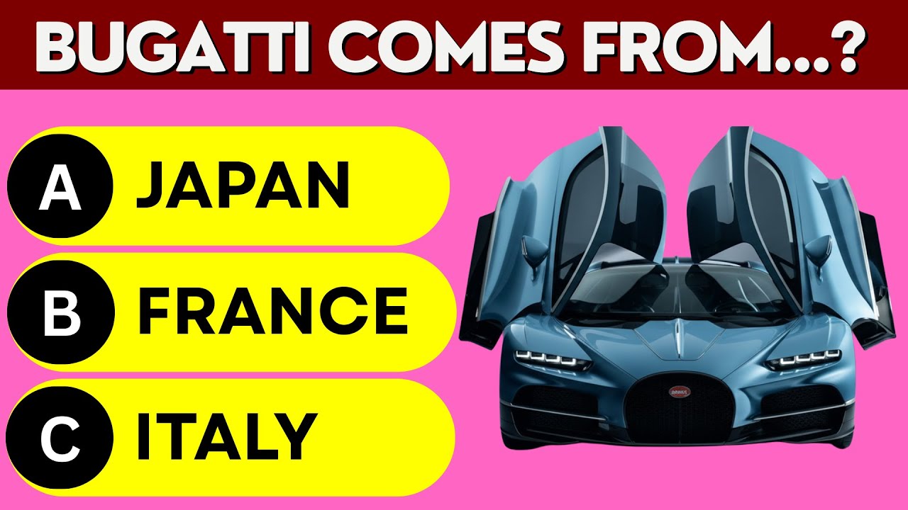 Only True Car Lovers Can Pass This 45-Question Car Brand Country Quiz 🚗🔥 | Quiz Terrain
