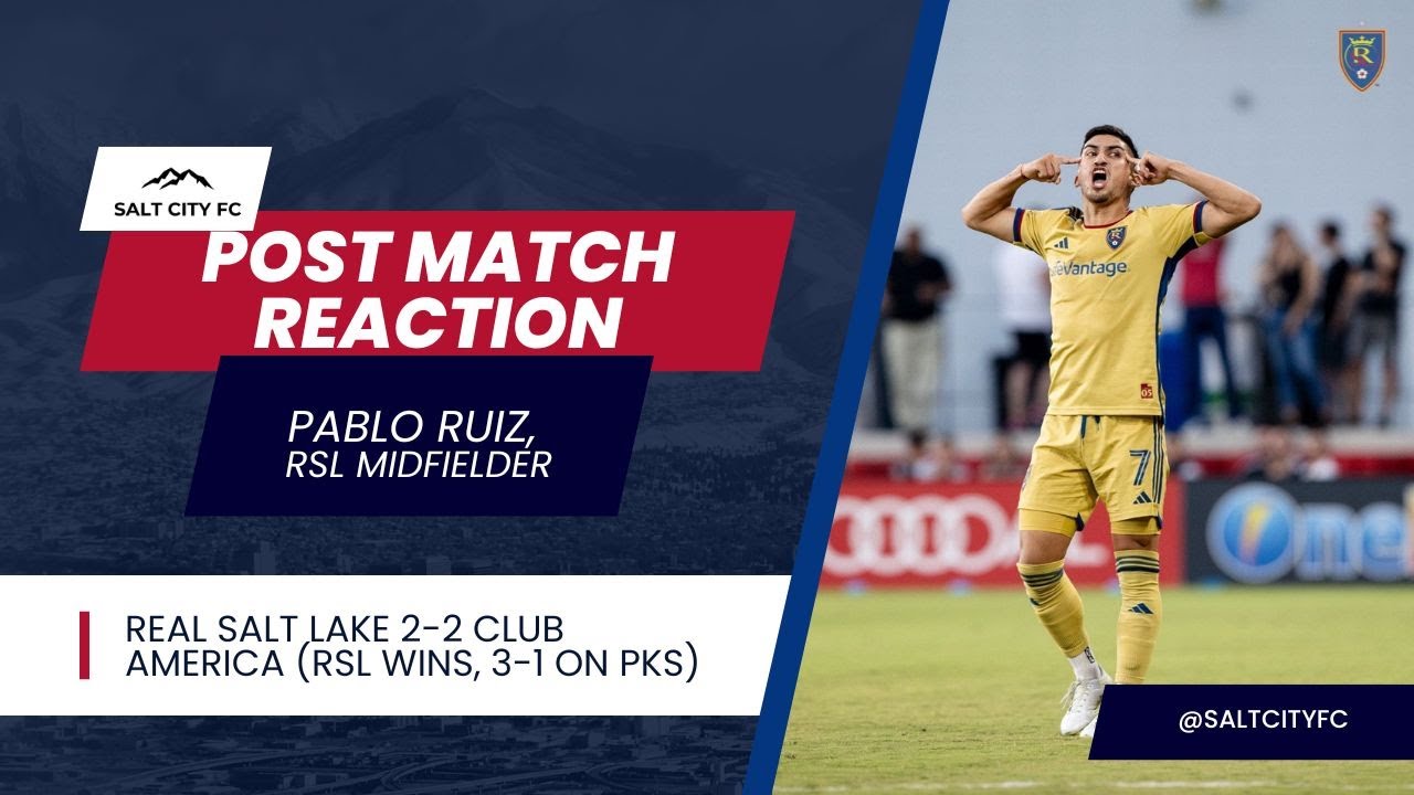 Leagues Cup 2025 | RSL v. Club America | MF Pablo Ruiz