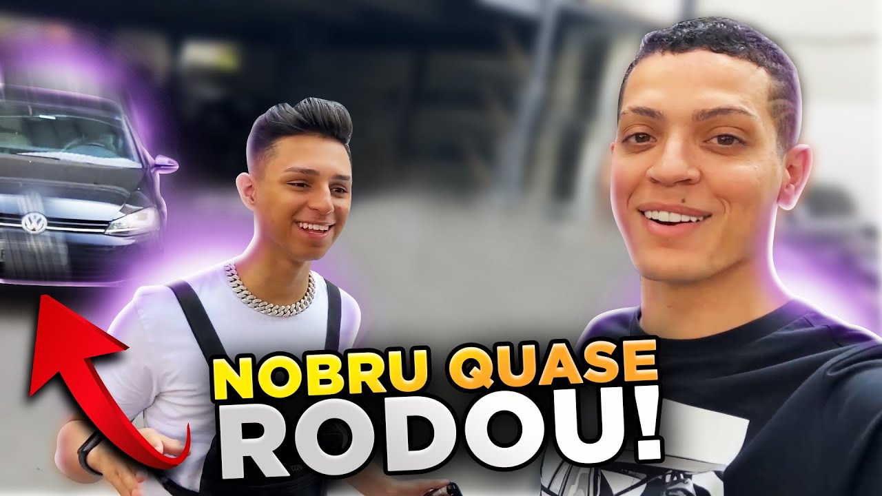NOBRU FOI ATROPELADO AO VIVO - VLOG #03