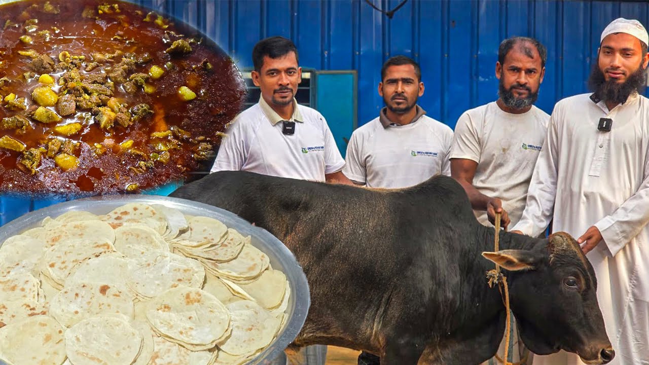১০০০+ রুটি পিঠা ও গরুর গোশত রান্না!📍Milton’s Kitchen 👤 ৯১ তম পর্ব 🏠 Child & Old Age Care.