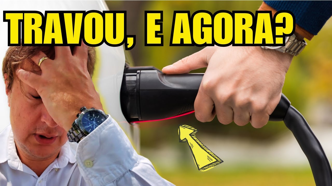 Fui carregar meu CARRO ELÉTRICO BYD e o PLUG ficou TRAVADO, o que fazer?