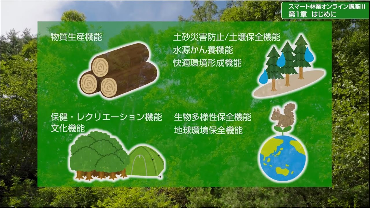 スマート林業オンライン講座３【１　はじめに】