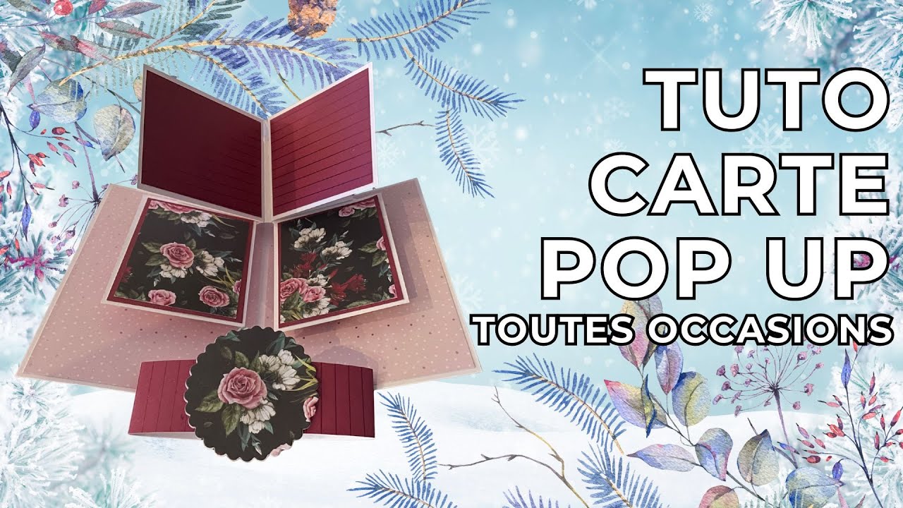 Tutorie carte pop up pour toutes les occasions🌸 et facile à faire !