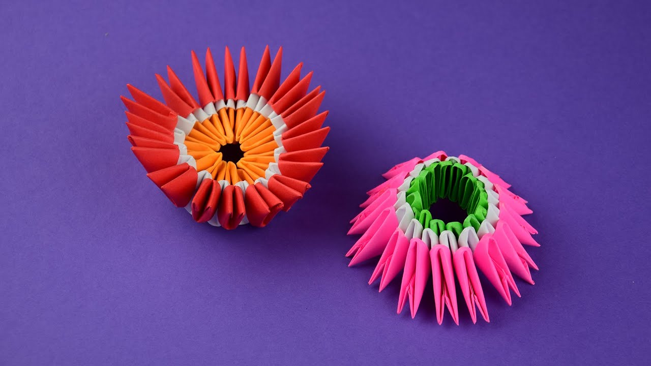 How to make a base for 3D models origami. Simple Tutorial DIY