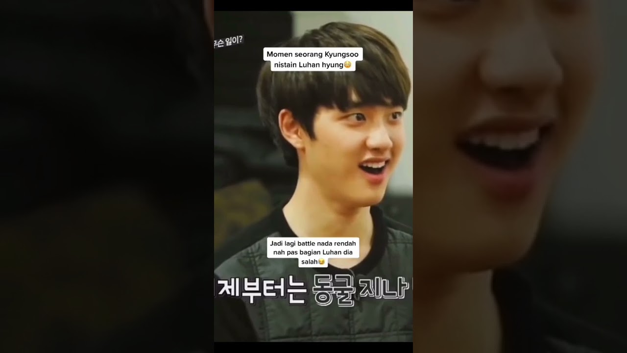 Moment saat D.O. nistain Luhan hyung 🤣