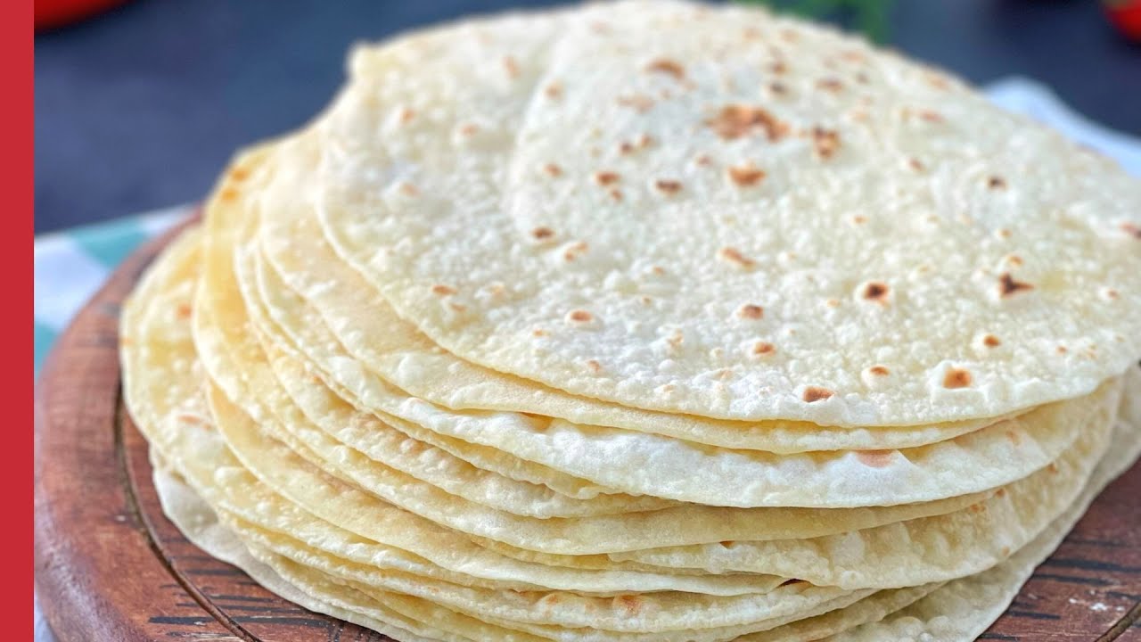 Pan Lavash de 3 INGREDIENTES | Tortillas de Harina de Trigo | ¡SIN HORNO Y LEVADURA! ✅