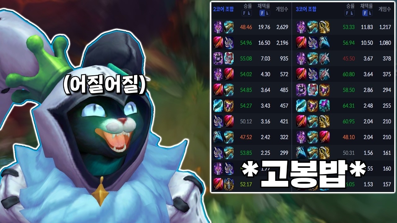 16시즌 정글샤코 템트리 정리해드리겠습니다 (인게임 많이 있음)