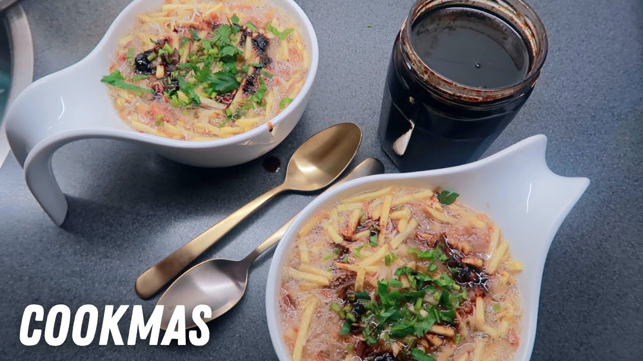 Super SPANGE Surinaamse saoto soep met ketjap peper - moeders recept - CookMas 1/31