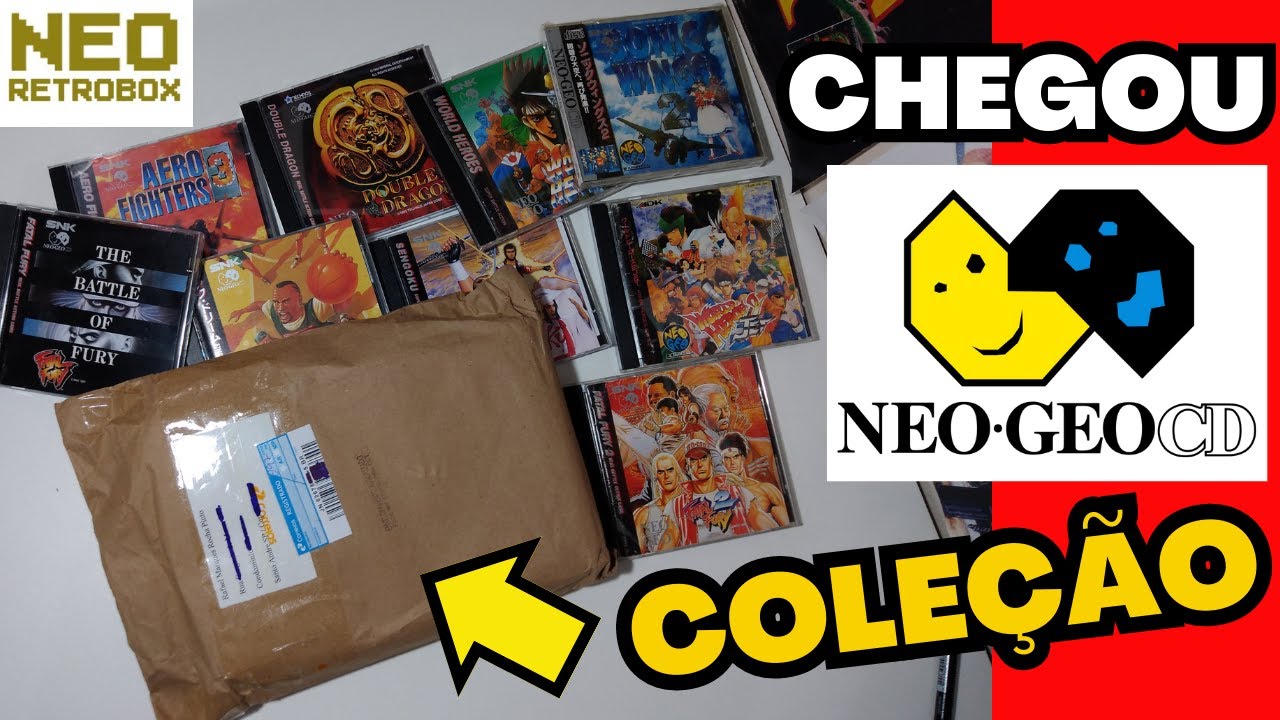 UNBOXING: JOGOS DE NEO GEO CD PARA A MINHA COLEÇÃO