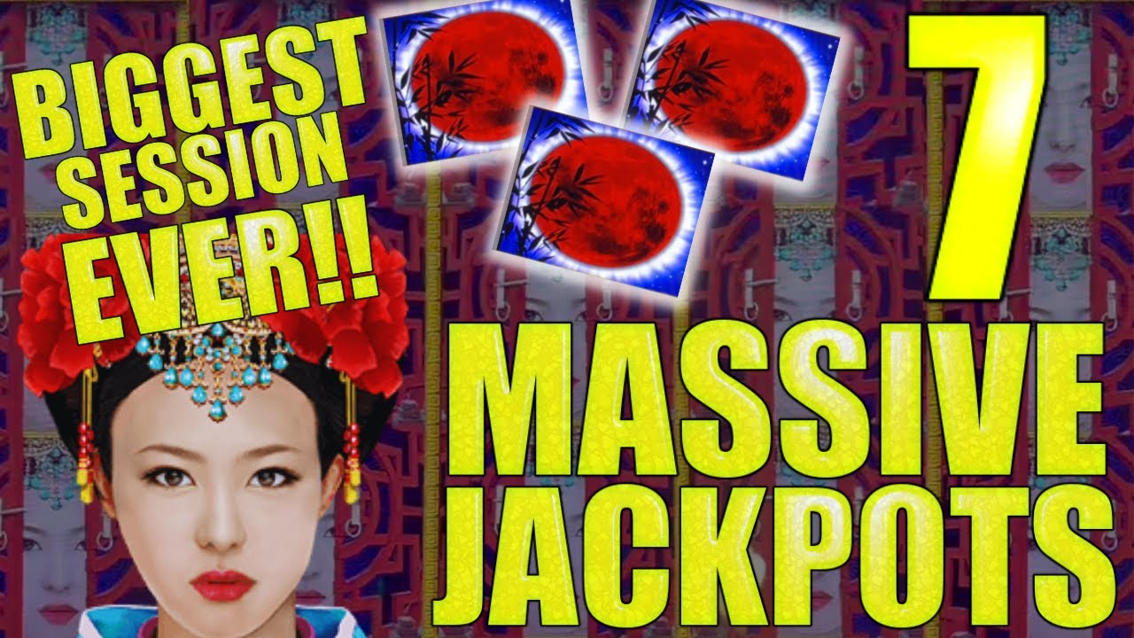 🤯 7 MASSIVE JACKPOTS! BIGGEST WINNING SESSION EVER on AUTUMN MOON DRAGON LINK Slot Machine $125bets