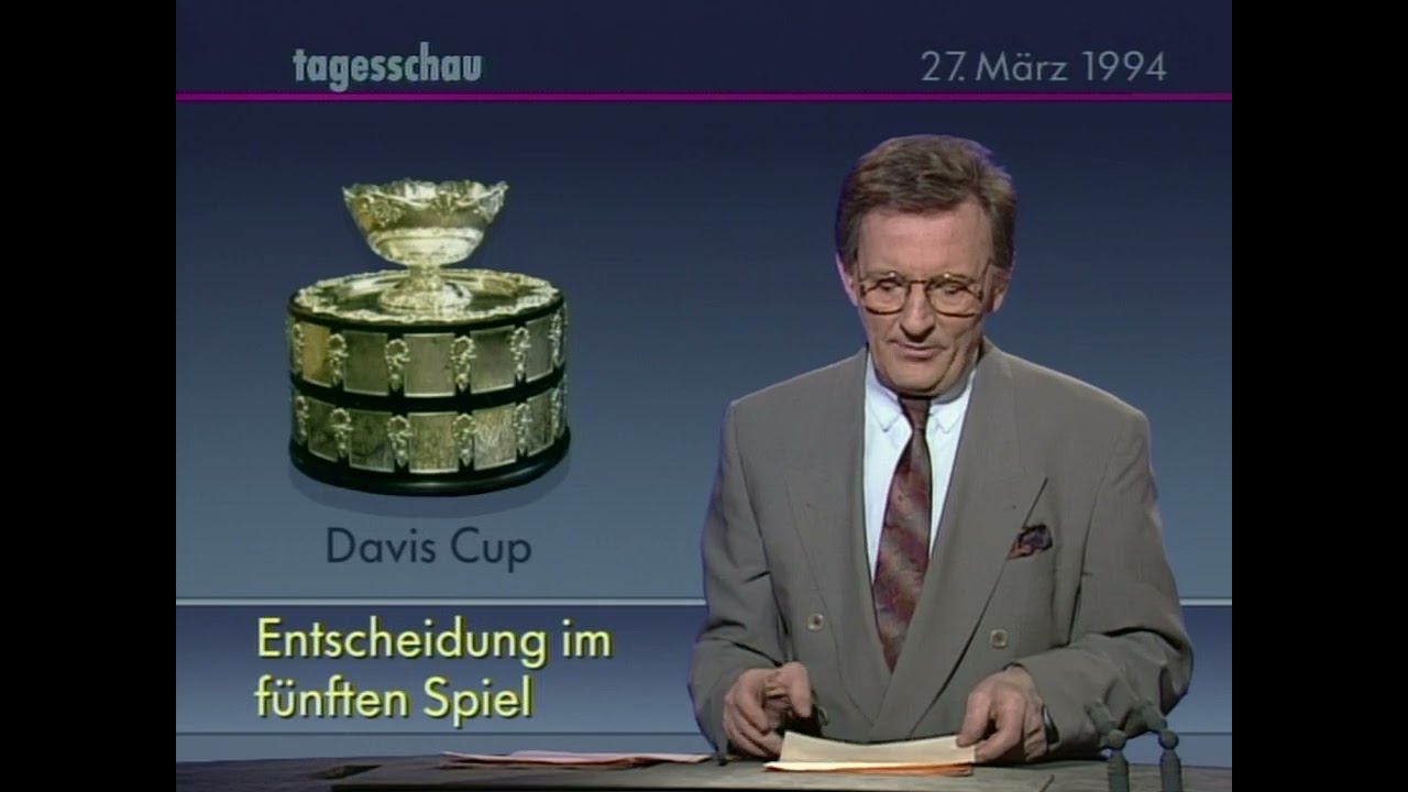Davis-Cup Österreich vs. Deutschland im März 1994