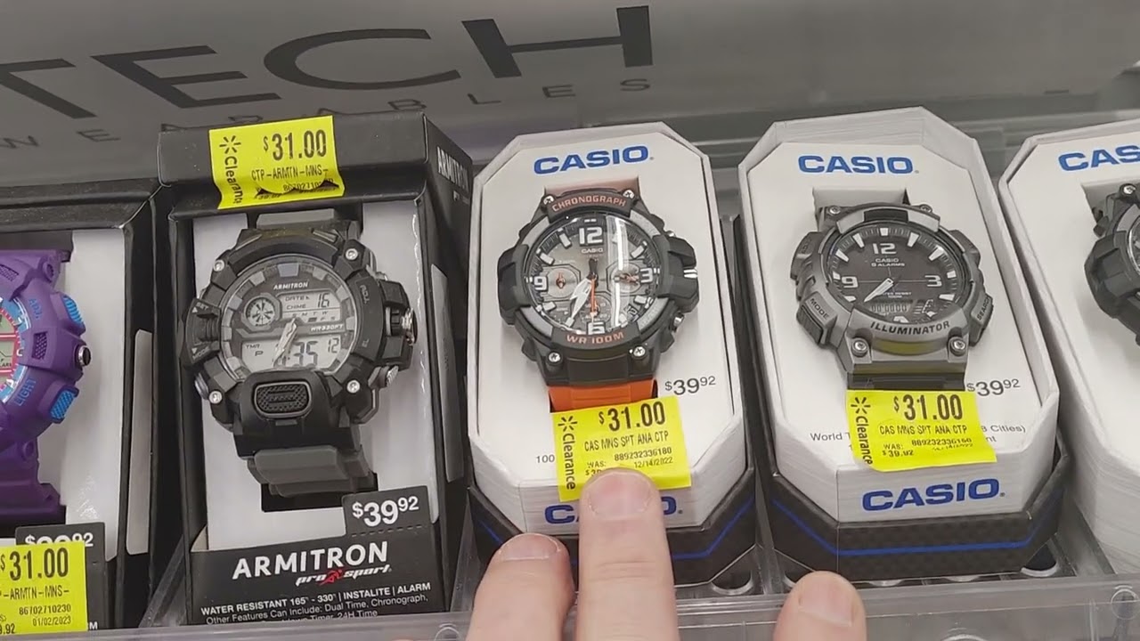 В Walmart часы Casio все еще продаются, а Armitron