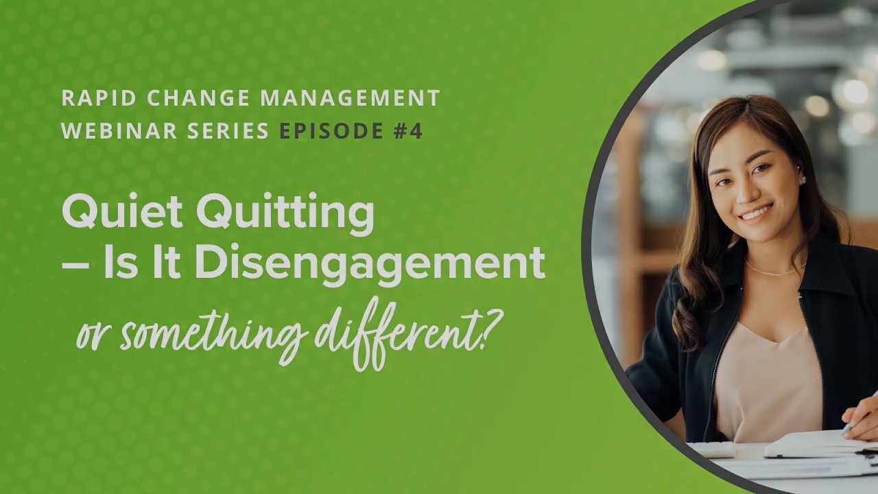 Quiet Quitting - Is it Disengagement or Something Different?