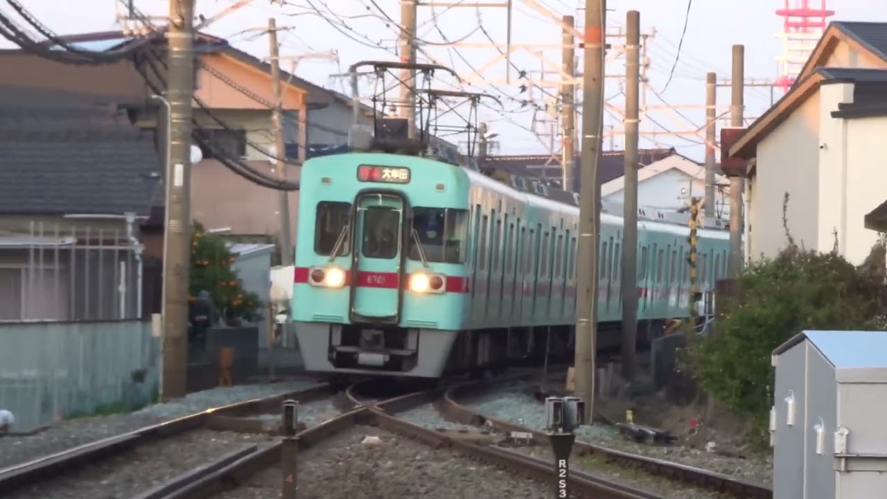 西鉄6000形 特急大牟田行 津福駅通過！
