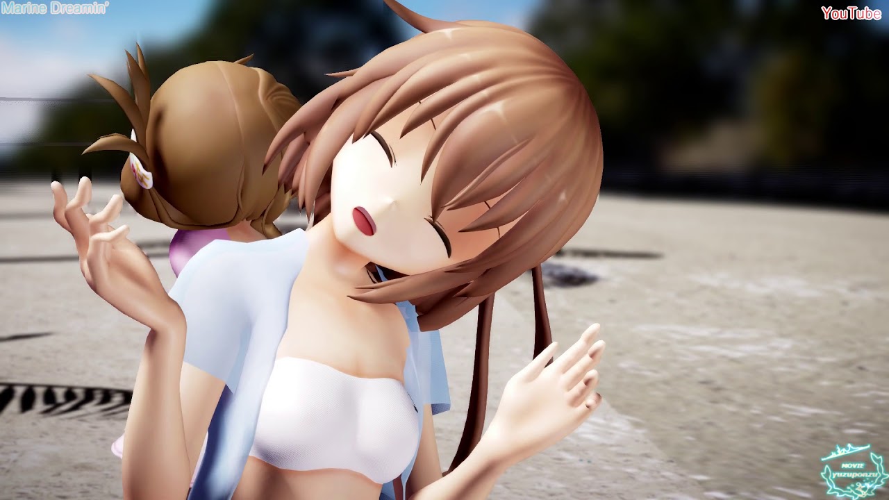 【MMD艦これ】Marine Dreamin’（カメラ配布）（電ちゃん_文月）【ray-MMD】