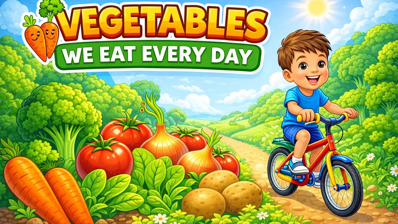 Vegetables for Kids 🥕🥦 | Fun Facts About Veggies + Quiz!